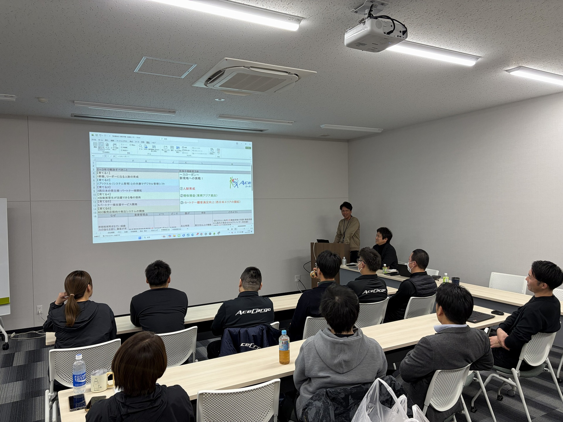 スキルアップ研修：エアコン工事勉強会